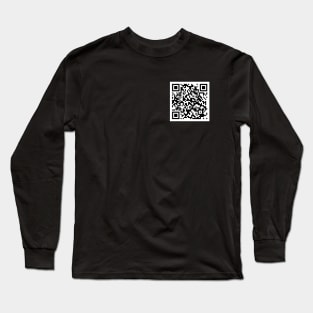 Never gonna give you up - QR code Long Sleeve T-Shirt